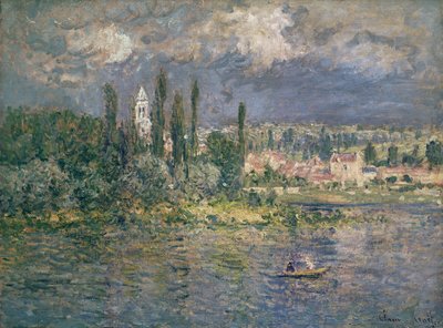 Landscape with a Thunderstorm, Vetheuil, 1880 by Claude Monet